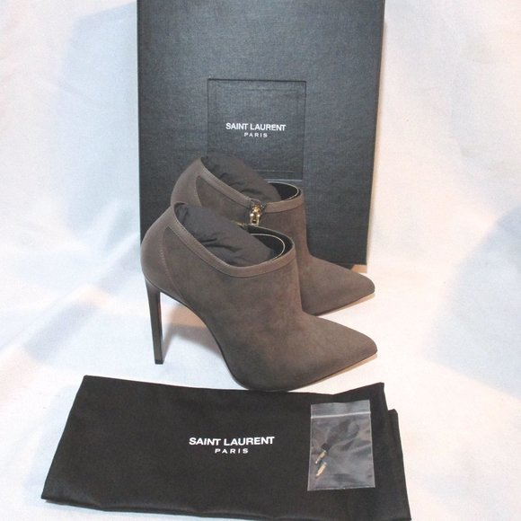 NEW  SAINT LAURENT PARIS Stiletto Heel BOOT Bootie - Picture 1 of 9